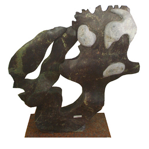 아프리카 조각상 4호원석 조각상